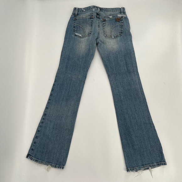 Joe's Jeans Provocateur Wide Leg Frayed Hem Ripped Jeans Size 24 Women’s - Picture 3 of 7